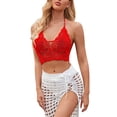 thumbnail image 1 of Robe de Plage Tissée Style Maquillage Couleur Unie Décontractée pour Femmes 2025, 1 of 4