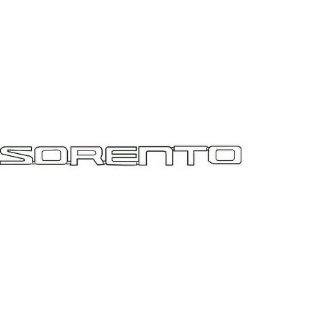 Genuine OE Kia Nameplate - 86310-C6000