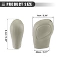 thumbnail image 6 of Unique Bargains Universal Car Gear Shift Cover Comfortable Handbrake Shifter Cover Anti-Slip Silicone Beige 2 Pcs, 6 of 6