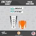thumbnail image 3 of Kalair GFX Graphics Kit for Yamaha TTR90 (2000-2008) Factory Series, 3 of 5