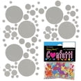 thumbnail image 3 of Confetti Circle New Bubbly (3 Sizes) Silver - Pouch (1/2 oz) - CCP9820, 3 of 8