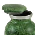 thumbnail image 2 of Perfect Memorials Keepsake Brushed Green Cremation Urn, 2 of 4