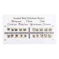 thumbnail image 2 of Metal 10 Paquetes De Soportes De Ortodoncia Para Dientes Dentales De Metal 022 Ranura 345 Ganchos Edgewise, 2 of 7