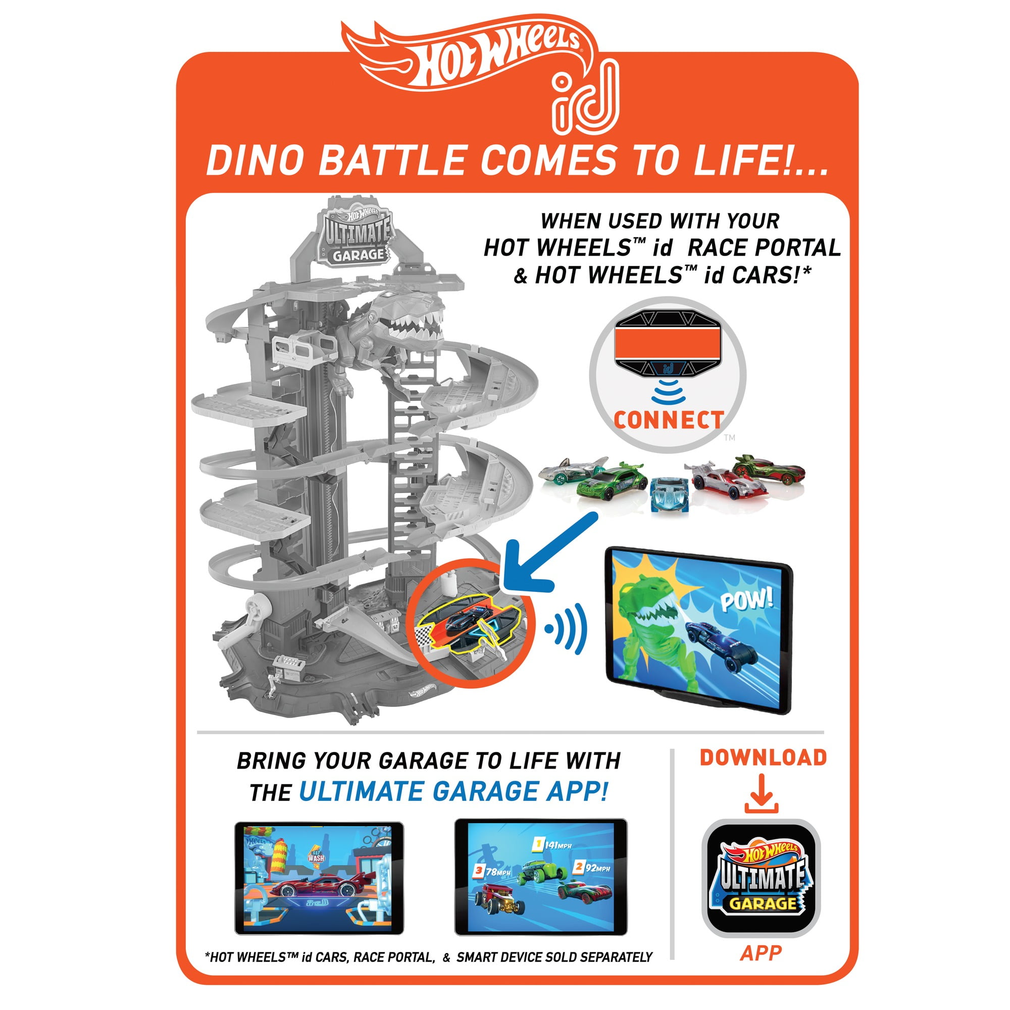 garage hot wheels t rex