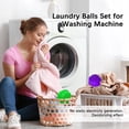 thumbnail image 2 of Laundry Balls Set, Natural Non-Chemical Detergent Wash Balls for Washing Machine Eco Friendly Washer Ball, Set of 2, 2 of 5