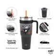 thumbnail image 6 of Zak Designs 40oz Nightmare Before Christmas Straw Handle Tumbler, Stainless Steel Vacuum Insulated Waverly Tumbler Featuring a Sliding Lid, 6 of 8