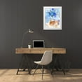thumbnail image 3 of Wang, Melissa 15x18 White Modern Wood Framed Museum Art Print Titled - Bunch of Blue Flowers II, 3 of 4