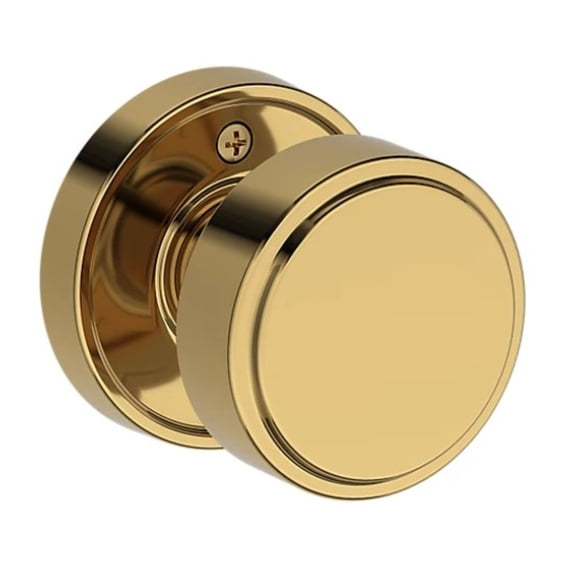 Baldwin Hd.Vas.Rrr Vashon Non-Turning One-Sided Dummy Door Knob - Brass