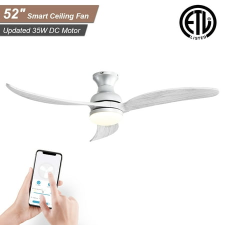 

Sofucor 52 Smart Indoor&Outdoor Ceiling Fan with Light and Remote Phone Control