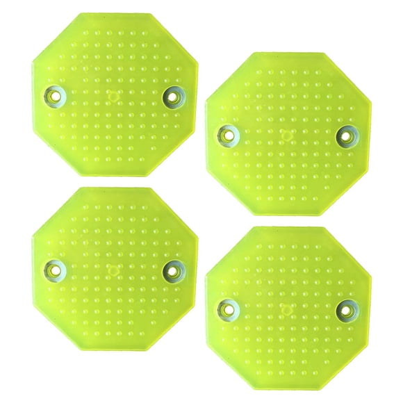 jinwen 4 Pieces Generic Auto Lift Hoist Rubber Arm Pads Anti Slip Universal Yellow