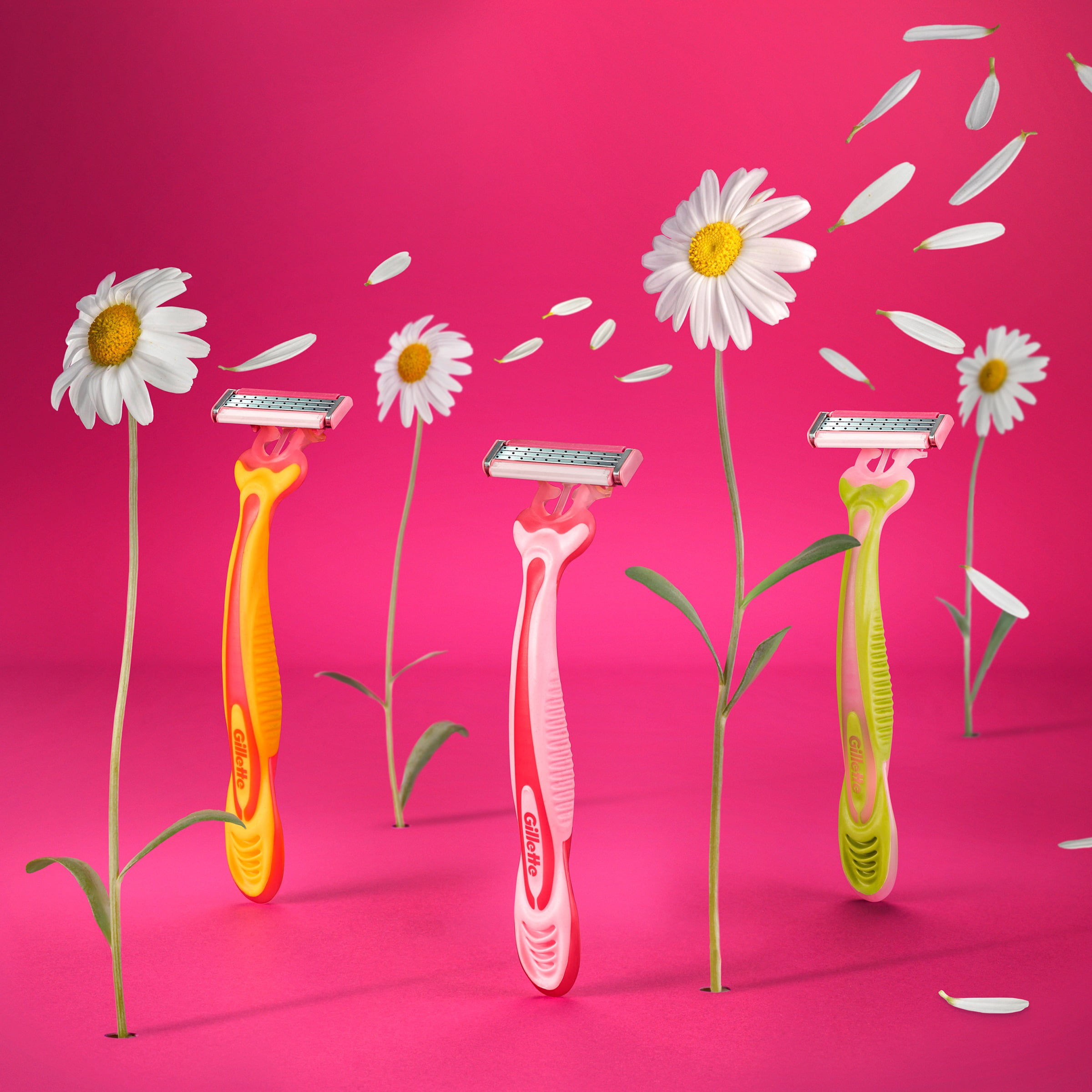 Gillette Daisy Classic Disposable Razor, 18 Count + 5 Bonus Razors