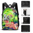 thumbnail image 3 of Rick and Morty Season Backpack Learning Nomad Bookbag with Wanderer Lunch System, 3 of 5