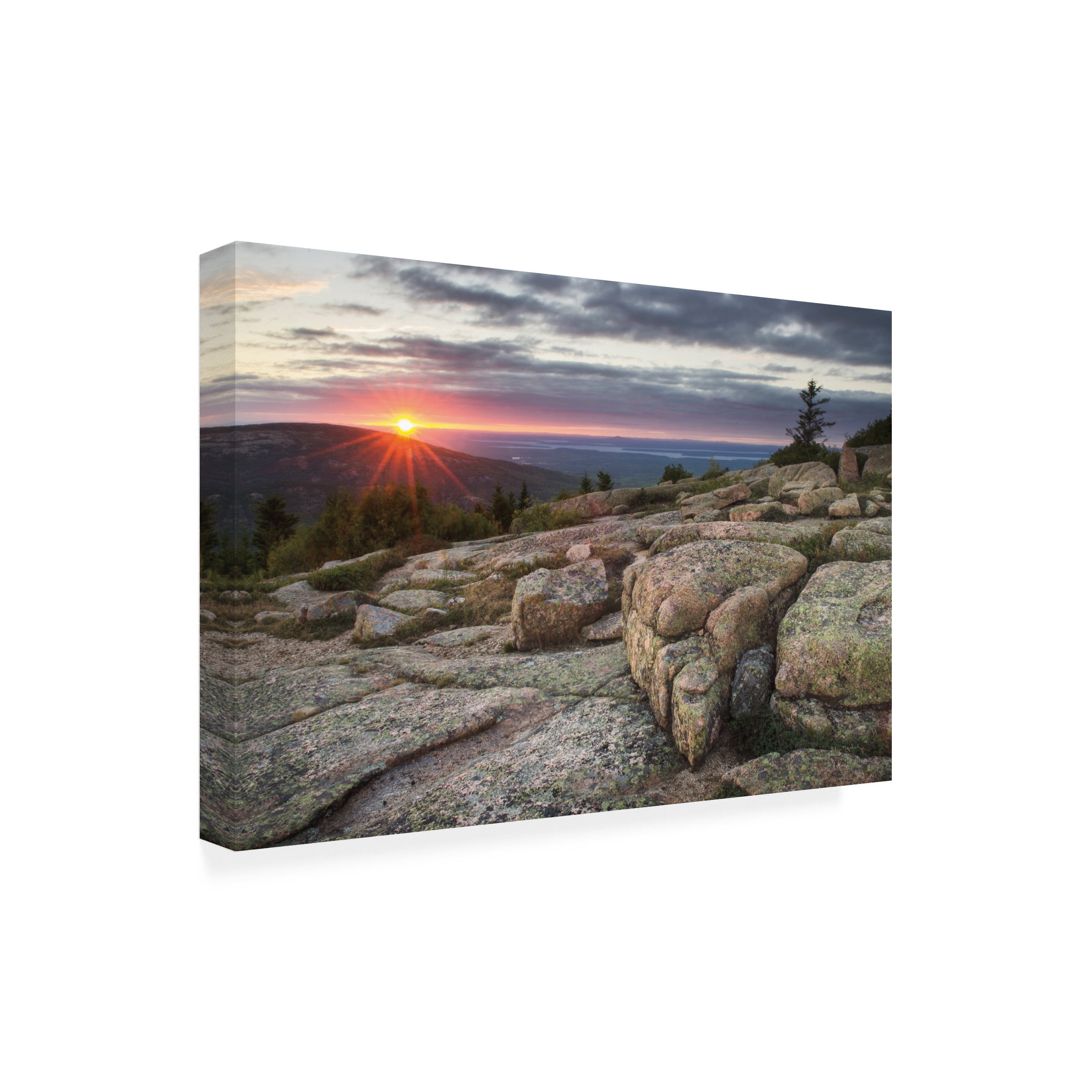 Alan Majchrowicz 'Acadia National Park Sunset' Canvas Art
