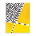 thumbnail image 1 of Stupell Industries Asymmetrical Geometrical Yellow Squares Abstract Lines, 10 x 15, Designed by Darlene Seale, 1 of 5