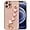 Pink, variant on Compatible with iPhone 13 Pro Max Case 6.7 inch 2021 Release Luxury Plating Soft TPU Case with Love-Heart Strap Bracelet Chain Shiny Cute Pretty Protective Phone Cover for Women Grils Black