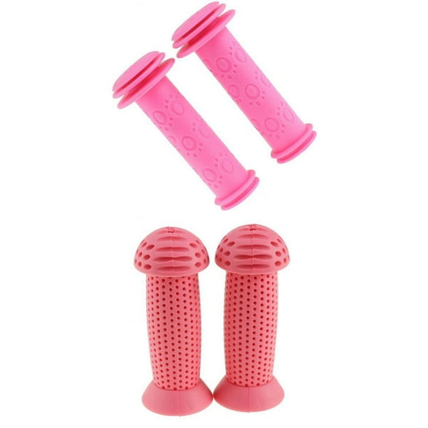 Kids Childs Bicicleta Manillar Grip Antideslizante Mango de goma Bar Grips Childs Bicicleta Manillar Grip antideslizante Mango de goma Bar Grips Pink Sunnimix none