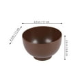 thumbnail image 2 of unbranded 2Ud Japoneses Para Sopa De Cerámica Marrón Reutilizables Y Resistente A Golpes, 2 of 8