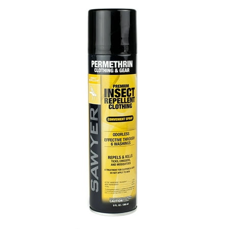 Premium Permethrin Clothing Insect Repellent, Effective against the Yellow Fever Mosquito, which can transmit the Zika Virus By Sawyer (Best Insect Repellent For Zika)