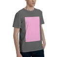 thumbnail image 2 of Bingfone Pink Men'S Loose Fit Short-Sleeve Pocket T-Shirt, 2 of 7