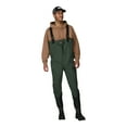 thumbnail image 5 of Frogg Toggs Men’s Cascades 2-Ply Bootfoot Chest Waders, Waterproof Waders for Fishing with Felt Outsole, Green, Size 07, 5 of 7