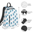 thumbnail image 3 of Naloa Cartoon Poodle Dog Print Lightweight DayBackpack Suitable for school, work, shopping, travel, etc., 3 of 5