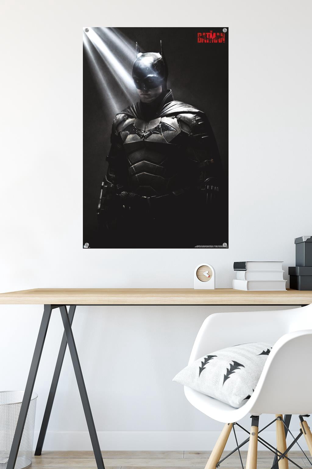DC Comics Movie The Batman - The Batman Wall Poster with Pushpins, 22.375" x 34"