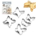 thumbnail image 2 of VerPetridure Butterfly 3D Cookie Mold 5-piece Cake Mold DIY Baking Tool Cookie Cutter, 2 of 9