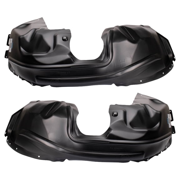 TRQ Front Inner Fender Liner Set Fits Select 2019-2022 Jeep Cherokee CH1248201 CH1249201