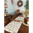 thumbnail image 2 of Serafina Home Modern Farmhouse Autumn Leaves Placemats, Set of Six (6) Print on Faux Burlap Fabric, for Holiday's, Thanksgiving, Autumn and Fall, 2 of 8