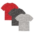 thumbnail image 2 of chopper club Boys Sports T Shirts Polyester Non-Lycra Zip Dry Pack of 3 Tees Ultra Soft| Super wick- Red|Anthra|Steel 14, 2 of 3