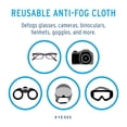 thumbnail image 6 of EyeSee Reusable Anti-Fog Cloth, Pack of 3 - Cleaning Cloth for Glasses, Cameras, Electronics and More - Reusable up to 700 Times, 6 of 6