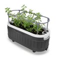 thumbnail image 2 of Permasteel - Self-Watering Planter Box with Mounting Brackets - Black, 2 of 9