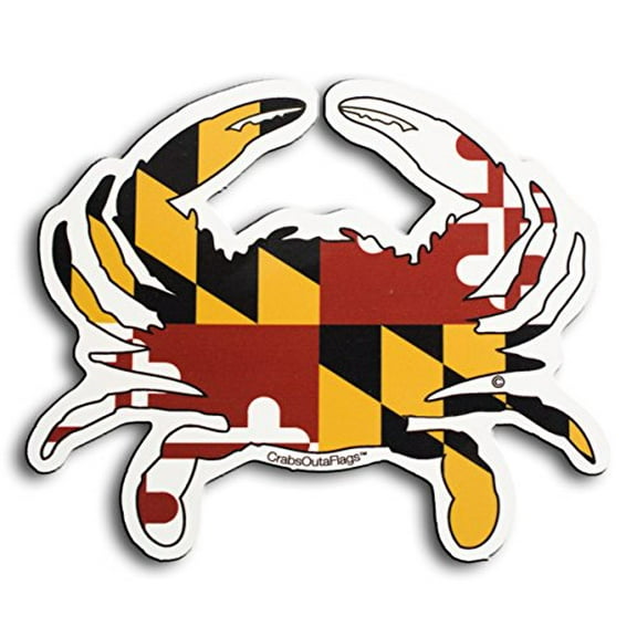 Maryland Flag Crab Magnet