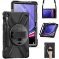 thumbnail image 1 of Funda de uso rudo Teknet para Samsung Galaxy Tab S9 de 11 pulgadas con correa, 1 of 4