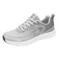 thumbnail image 2 of AUDeals Women's Bowling Shoes, Wide Toe Sneakers with Soft Sole Comfort for Walking and Training (Grey, 6), 2 of 9