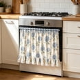 thumbnail image 6 of Dmlowu Ruffled Oven Skirt, Adjustable Tie Waterproof Oven Skirt Curtain, Stain-Resistant Cover for Oven Sink Toaster Microwave, Farmhouse Kitchen Decor, 6 of 7