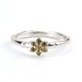 thumbnail image 4 of Olive Green Plum CZ Band Women's 925 Silver Wedding Engagement Party Ring Sz 4-9, 4 of 7