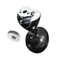 thumbnail image 4 of GUOOL Car Push Start Button with Rocker Lever Car Interior Decoration Heart Shaped Silver, 4 of 9