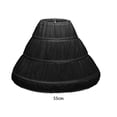thumbnail image 4 of Sonducket Enagua ligera y fácil de usar para niños, opción fácil de regalar, vestido de soporte eficaz Disfraces de disfraces negro 55cm, 4 of 6