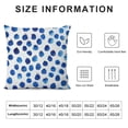 thumbnail image 5 of PIKWEEK Decorativepillows Case Throw Pillows CoversNavy Paint Blue Watercolor Polka Dot Watercolour Brushstroke Sofa Cushion Cover Pillowcase Bed Car Living Home Multiple specifications&nbsp;, 5 of 5