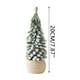 thumbnail image 2 of Mini Árbol de Cedro Nevado de 25 Cm con Base Pesada y Acabado Aterciopelado, Ideal para Decorar La Repisa de Tu Escritorio | Ramas de Cedro Realistas | Decoración Navideña para La Oficina, El Dormito, 2 of 6