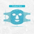 thumbnail image 7 of HHX Cold Face Eye Mask Ice Pack Reduce Facial Puff, Dark Circles, Gel Hot Heat Cold Compress Pack, Face SPA Gift for Woman Sleeping, Pressure, Headaches, Skin Care, Post Laser Cosmetic Care（Blue）, 7 of 7