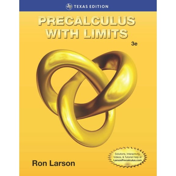 Pre-Owned Precalculus with Limits, Texas Edition