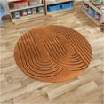 thumbnail image 5 of 9x9, 8x8, Brown rug, Hand tufted carpet, Round wool rugs, 7x7, 6x6, Kids, Living, Bed, room area rugs, 5 of 7