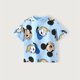thumbnail image 1 of Camiseta con estampado de Mickey y oso pequeño para niños, camisetas de manga corta con cuello redondo, camisetas versátiles de moda para bebés, 1 of 5