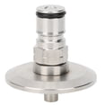thumbnail image 3 of 1.5in Triple Clamp  Clamp Adapter, Silver Leaking-proof Gas Post, For Brewer Fitting Replacement Parts Brewing Accessory, 3 of 8