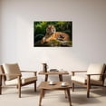 thumbnail image 4 of ZHONGYUTONG Tiger Canvas Wall Art Wildlife Pictures Wall Decor Wild Animal Tiger Painting Print Modern Men's Bedroom Living Room Artwork Frame (28.00" x 42.00"), 4 of 6
