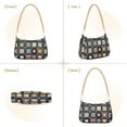 thumbnail image 7 of FORMRS Womens Shoulder Bag with Chain Strap Clutch Purse Cute Tote Handbag, Square Harmony, 7 of 7