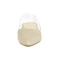 thumbnail image 2 of BLISSFUL STEP Women's Glitter Clear Strap Flat Mules Shoes Gold 5, 2 of 7