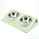 thumbnail image 1 of (Verde) Juego de cuencos para mascotas, comedero para perros y mascotas, cuenco doble para comida, inclinable a 15 °, cuenco para gatos con doble elevación para perros pequeños y gatos Rojo Verde, 1 of 5